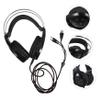 LIFKICH 1pc Wired Gaming Headset Microphone Stylish Design Comfortable -Mounted Earphone for Computer Games Black Upgrade Dual Jack Version view 3