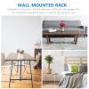 BELLIFFY Adjustable Wall-Mounted Speaker Storage Rack Speaker Stand for Home Theater Systems Space-Saving Audio Shelf for Surround Sound Black SPS view 4
