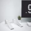 Aluminum Laptop Stand Ventilated Portable for Desk Non-Slip Pads Prevent Overheating view 3