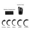 SQ-976 Smart Ring, Wireless Charging, Touch Buttons, 5 Interchangeable Sizes, 999999 Max Count (Black) view 3