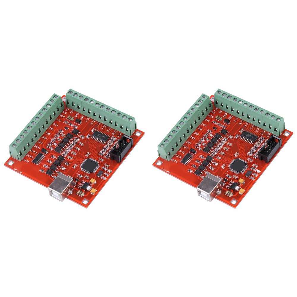2pcs USB Motion Control Card 4 Axis Motion Controller Card Board for CNC Engraving