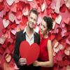 XMJJKUF Valentines Day Backdrop 12x10ft Red Pink Paper Love Heart Background for Photography Bridal Shower Wedding Ceremony Party Decorations view 3