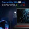 230W 240W AC Adapter for MSI GE76 GE66 GP66 GP76 Stealth 16 17 A1VFG A13VG A13VF A1VIG A1VHG GS77 12UHS 12UGS 12UE Power Supply A20-240P2A A17-230P1A Laptop Charger view 3