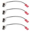 ApplianPar 4Pcs Car Speakers Wire Cable Wiring Harness with Adapter Connector Plug for Honda Accord Civic CRV CRX Element Odyssey view 1