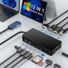 for Microsoft Surface Triple Display Dock - 12-in-1 Pro Docking Station with Dual 4K HDMI+VGA, Power Supply for Surface Pro, Laptop, Book view 1