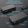 for Microsoft Surface Triple Display Dock - 12-in-1 Pro Docking Station with Dual 4K HDMI+VGA, Power Supply for Surface Pro, Laptop, Book view 3