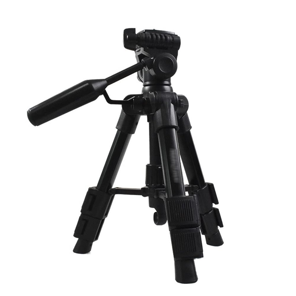 eexbz Projector Stand Desktop Tripod Compact Projector Tripod Bracket Portable Selfie Tripod Easy to Travel and Carry Suitable for Office Or Home Theater Projector Mount(Black)