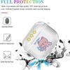 Watefull for Cute AirPods 4 Case 2024 with Keychain Carabiner, Clear AirPods 4 Case Cartoon Anime Pattern Soft Cover with an Ornaments for Boys Girls Women Men (Pink Bear) view 2