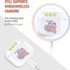 Watefull for Cute AirPods 4 Case 2024 with Keychain Carabiner, Clear AirPods 4 Case Cartoon Anime Pattern Soft Cover with an Ornaments for Boys Girls Women Men (Pink Bear) view 3