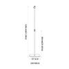 eexbz Projector Stand Projector Floor Stand Retractable and Foldable 23.62" to 47.24" Home Projector Floor Stand is Convenient for Portable Home Use Projector Mount view 2
