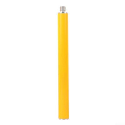 10-60cm Surveying Pole G.P.S Antenna Extend Section with 5/8 Thread, Aluminum Yellow for MINI Pole for Surveying GPS GNSS Surveying Device/Prism(40cm)