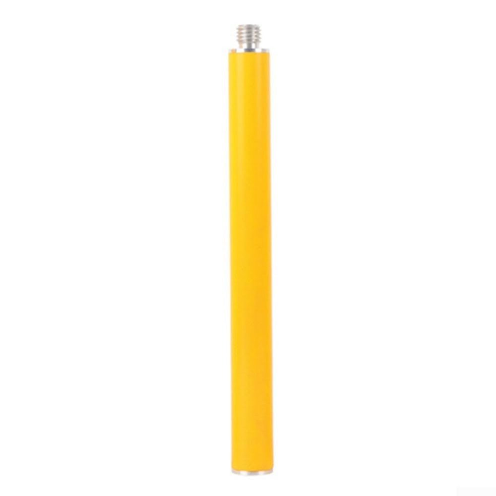 10-60cm Surveying Pole G.P.S Antenna Extend Section with 5/8 Thread, Aluminum Yellow for MINI Pole for Surveying GPS GNSS Surveying Device/Prism(40cm)