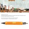 FLEXMAN Double Ended Case Prep Multitool, Reloading Chamfer Deburr Hand Tool with 4 Drill, Skid Resistances Case Chamfer Deburring Hand Tools view 2