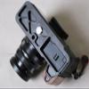 Ebony Walnut Wood Handle Grip for Fu ji Film XT5 Fuji Light Weight 45g Alloy Base (Ebony,Black Base) view 3
