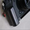 Ebony Walnut Wood Handle Grip for Fu ji Film XT5 Fuji Light Weight 45g Alloy Base (Ebony,Black Base) view 4