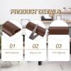 uxcell D30 6.6ft Floor Cord Cover, PVC Cord Cover Floor, Wire Cover for Extension Cords, Protect Wires & Prevent Cable Trips, Hole Width: 0.39", Coffee view 3