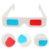 Hemobllo 100pcs Cardboard Glasses for Movies Games Lightweight Anaglyph Eyewear for Easy Carrying Portable Travel Outdoor Activities view 2