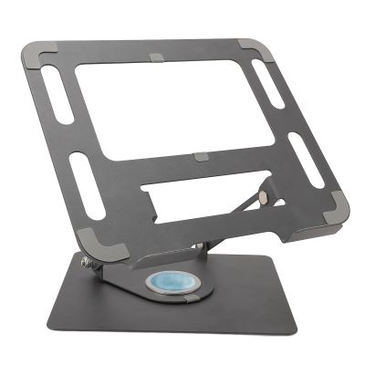 ZJchao Laptop Stand Adjustable Angle and Height Non Slip Base Metal Riser Tablet Holder