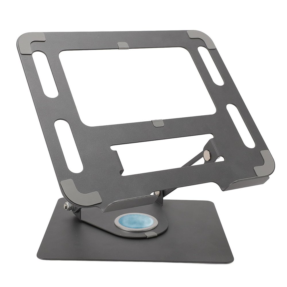 ZJchao Laptop Stand Adjustable Angle and Height Non Slip Base Metal Riser Tablet Holder