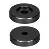 45 RPM Record Turntable Adapter Aluminum Black Clamp for Large Hole Records (Black) view 1