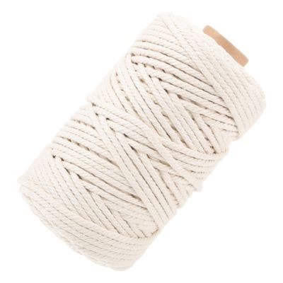 HAPINARY 1roll Multi-use Cotton Macrame Rope Hanging Cord for Wall Hangings Tapestry Crafts Home Decor Lightweight Easy to Cut for Creative Projects