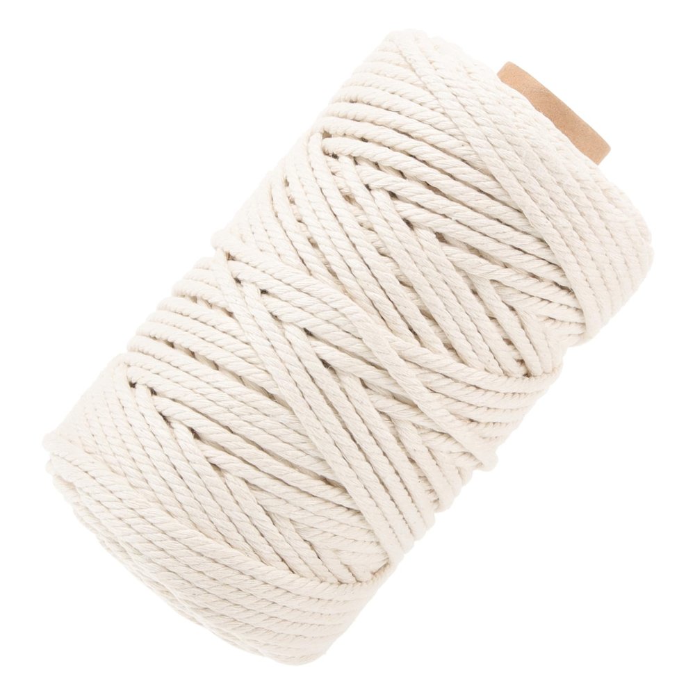 HAPINARY 1roll Multi-use Cotton Macrame Rope Hanging Cord for Wall Hangings Tapestry Crafts Home Decor Lightweight Easy to Cut for Creative Projects