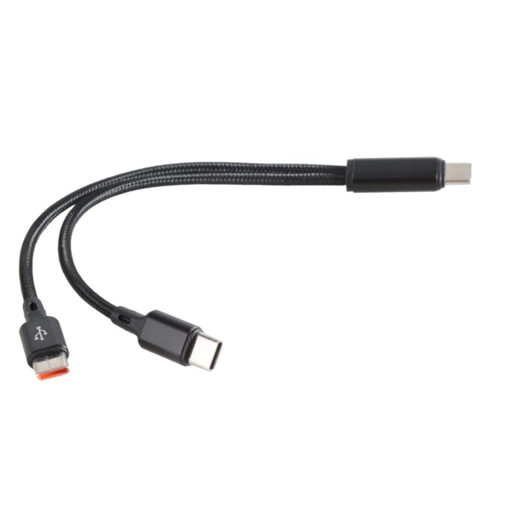 YUGSHNKFC Type C to Type C Male to 2 Male Splitter Cable Connectors and Charging Two Type C Devices at Once