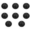 Premium Real Cord Holder Cable Clips - 8PCS Black Cable Cord Organizer, Adhesive Charger Wire Cord Clips, Wire Cable Holder Compatible with Nightstand, Office, Desk or Mouse Cord view 1