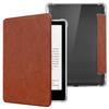 ZSLVPN Case for 7" Kindle Paperwhite 12th Generation and Kindle Colorsoft Signature Edition 2024 Released - Light Durable PU Leather Cover and Clear Soft TPU Back Cover with Auto Wake/Sleep, Brown view 1