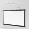 MUGVFVCSQ Portable HD Projector Screen 30in 40in 50in 60in 72in Manual Pull Down Home Theater Movie Screen Hanging Projection Screen for Camping Office(16:9,30inch) view 2