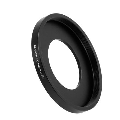 LingoFoto Camera Lens Adapter Ring 46/48/49/52/54/55/58/60/62/67/72/77/82/86/95/105-105mm Step up Ring for 62mm Camera Lens to 114mm OD Matte Box Lens Mount (62-105/114mm)