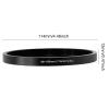 LingoFoto Camera Lens Adapter Ring 46/48/49/52/54/55/58/60/62/67/72/77/82/86/95/105-105mm Step up Ring for 62mm Camera Lens to 114mm OD Matte Box Lens Mount (62-105/114mm) view 3