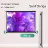 SXYHCK 72in Projector Screen Retractable Pull Down, 30in 40in 50in 60in Portable Projection Screen, 4K HD Home Theater Movie Screen for Indoor Outdoor(16:9,30inch) view 2