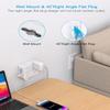 Extension Cord 15 Ft, HANYCONY 1080J Surge Protector Power Strip Long Cord with 8 AC Outlets and 4 USB Ports (2 USB-C), Wall Mount, Desk Charging Station for Home Office College Dorm Room Essentials view 2