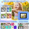 Kids Camera Instant Print, Kids Digital Video Cameras with 3 Rolls of Printer Paper for Toddler, Birthday Gifts Toy for 3 4 5 6 7 8 9 10 Year Old Girls Boys, Pink & Blue view 4