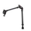 530mm Camera Mount Adjustable Arm, Adjustable Friction Articulated Arm Double Sections Extension Metal Arm Stand with 1/4inch Thread for LED Light Microphone Phone view 3