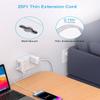Extension Cord 25 Ft, Power Strip with 4 USB Ports(2 USB C), HANYCONY 1080J Surge Protection, 8 Outlets Extender Desk Charging Station for Home Office Dorm Room Essentials view 2