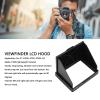 Camera Sun Hood, Camera Screen Hood Sunshade Folding 3.0 inch LCD Screen Hood Shade Cover Viewfinder Protector for A7 A7M2 A7R2 A7M3 A9 view 2