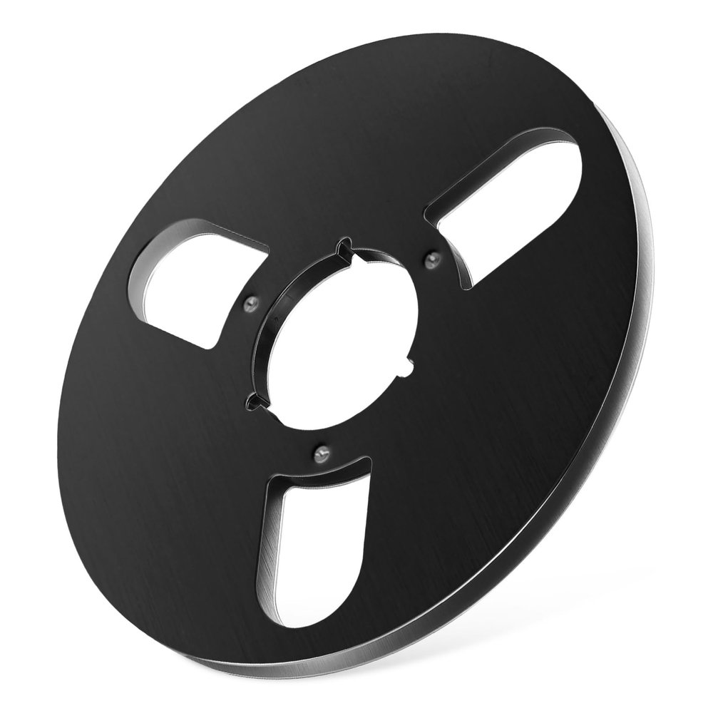 Yardenfun 3holes Aluminum Alloy Take-up Reel Open Reel for Recording Tape for Recorder