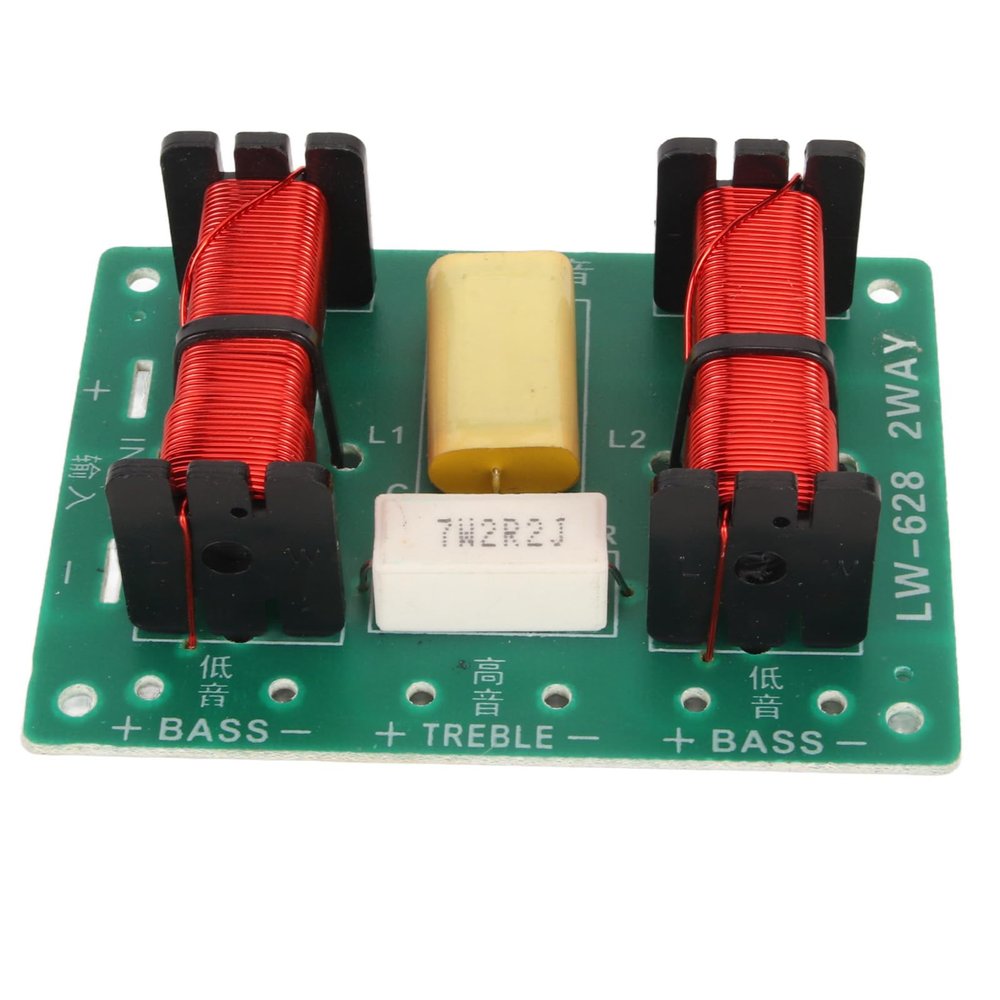 Adjust Treble Bass Frequency Divider Distributor,Speaker Frequency Divider Quality Crossover Filter for Enhanced Sound Quality
