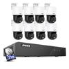 ANNKE 3K PT PoE Security Camera System with PT Auto-Tracking, 340Pan 110Tilt, 6pcs Surveillance Camras Outdoor Wired, Smart AI Detection, Color Night Vision, 2-Way Audio, 8CH H.265+ NVR with 2TB HDD view 1