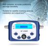 SF95DR Good for Campers, Digital TV Satellite Meter Finder, Portable LED Display Satellite Finder Equipment with Compass Electronic Buzzer Control 9502150MHz view 4