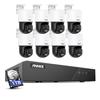 ANNKE 3K PT PoE Security Camera System with PT Auto-Tracking, 340Pan 110Tilt, 6pcs Surveillance Camras Outdoor Wired, Smart AI Detection, Color Night Vision, 2-Way Audio, 8CH H.265+ NVR with 1TB HDD view 1