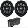 Pair Kicker 51PSC652 6.5" 120w Speakers for Motorcycle/ATV/UTV+Bluetooth Speaker view 1