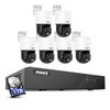 ANNKE 3K PT PoE Security Camera System with PT Auto-Tracking, 340Pan 110Tilt, 6pcs Surveillance Camras Wired Outdoor, Smart AI Detection, Color Night Vision, 2-Way Audio, 8CH H.265+ NVR with 1TB HDD view 1