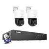 ANNKE 3K PT PoE Security Camera System with PT Auto-Tracking, 340Pan 110Tilt, 2pcs Surveillance Camras Wired Outdoor, 2-Way Audio, Color Night Vision, Smart AI Detection, 8CH H.265+ NVR with 4TB HDD view 1