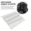 Yardenfun Speaker Grill Cloth Vintage Protective Mesh Fabric for Stereo Speakers Light and Scratch-Resistant Easy to Use Uv Treated for Durability Decorative Cover for Grey view 2