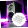 Yardenfun Speaker Grill Cloth Vintage Protective Mesh Fabric for Stereo Speakers Light and Scratch-Resistant Easy to Use Uv Treated for Durability Decorative Cover for Grey view 3
