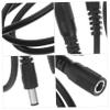 DirectNine Basics 6pcs Dc Power Supply Adapter Cable Extension Cord Usbc to USB Outlet Extender view 3