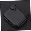 Yardenfun Eva Hard Drive Storage Bag Hook Shockproof Electronics Organizer for Power Bank Earphones USB Cables Zippered Pouch Black view 2